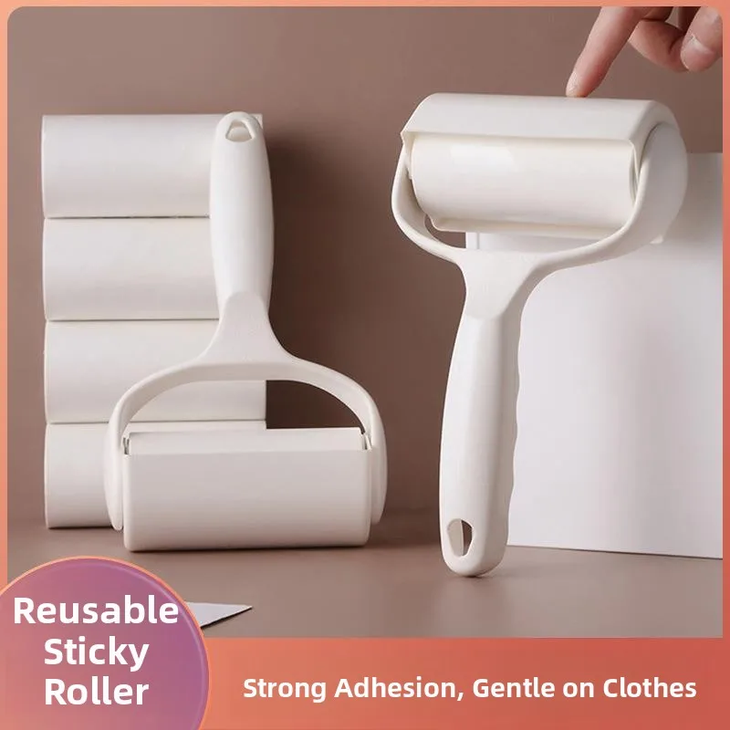 

Hair Remover Roller Tearable Paper Roll Brush Hair Removal Tool Easy to Use Home Comfortable Regular Thickness Non-Fleece Heated