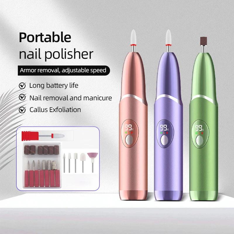 

New Electric Nail Drill, Studio Basic Electric Nail Drill for Acrylic Gel Dip Powder Nails, with Nail Drill Bits Sanding Bands