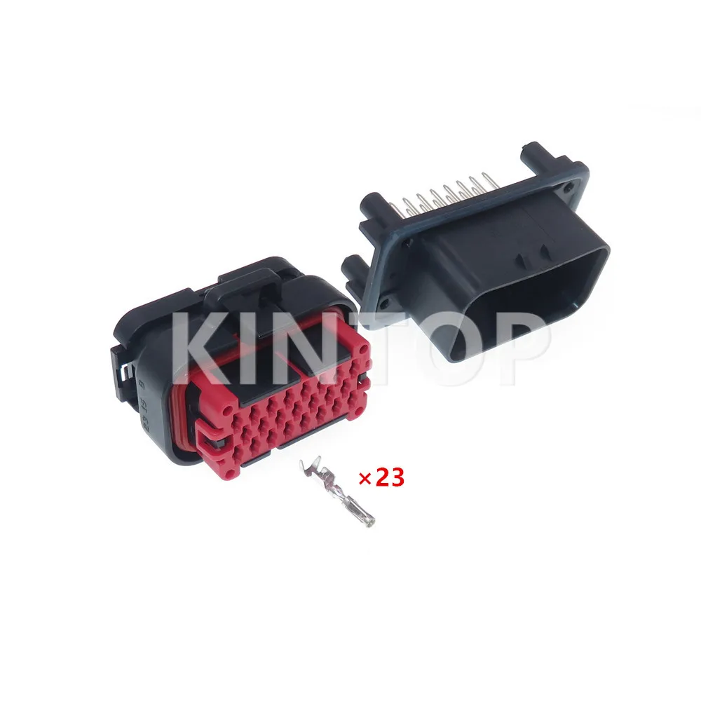 1 Set 23 Pins Car ECU Flame Retardant Plastic Housing Waterproof Wiring Socket AC Assembly 770680-1 Auto Accessories - Image 2