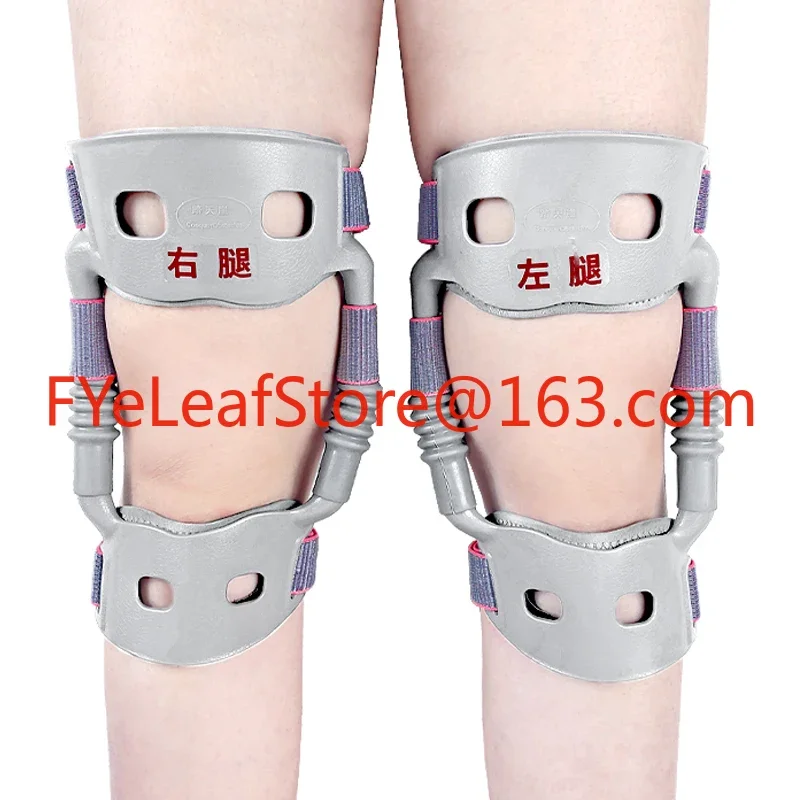 Assistive walking device for the elderly supports the knee