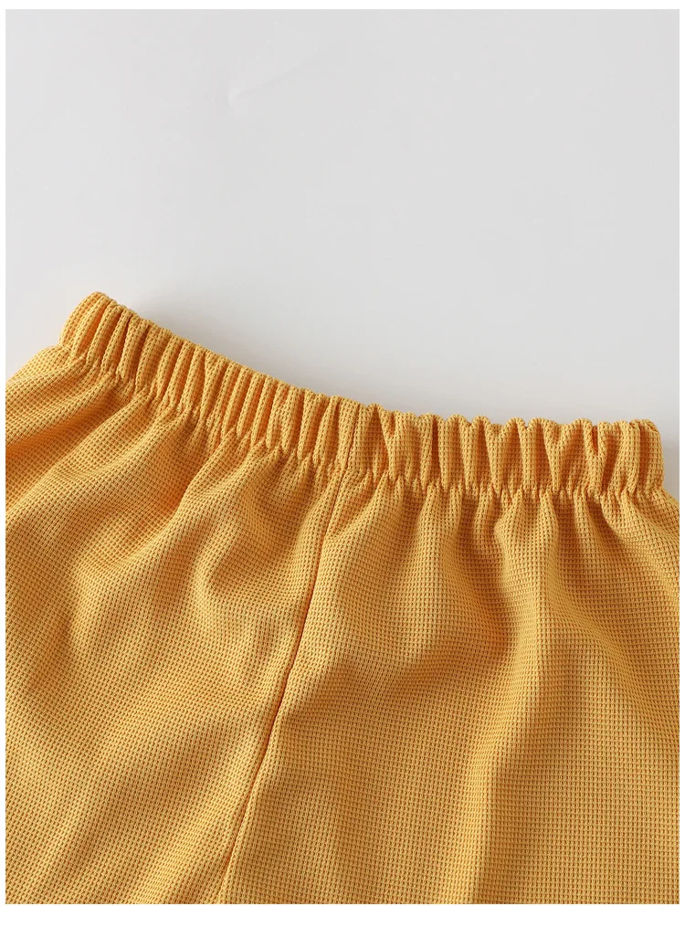 Baby Clothes Summer Loose Cooler Children's Clothing Daily Cute Bear Suit For Boys Top+Shorts 2 Pieces Sets Infant T-shirt Set