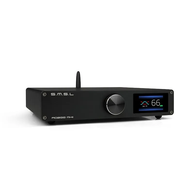 SMSL AO200 MKII HIFI Digital AMP MA5332MS Chip High Power Stereo Amplifier XLR/RCA/USB/Bluetooth 5.0 Balanced Input SDB Sound