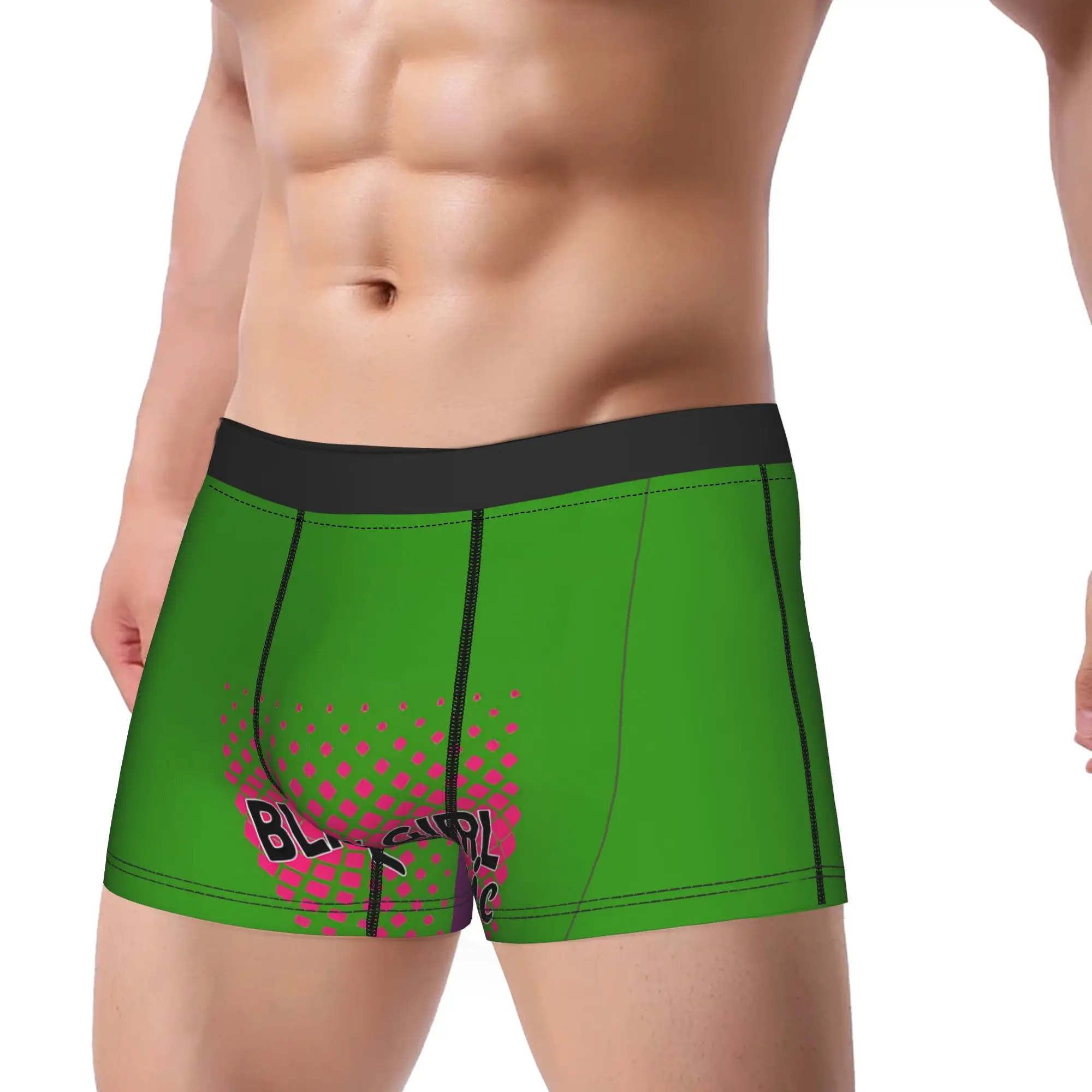 bBlack Girl  Celebrate Natural Hair bBlack Magic girl Underpants Breathbale Panties Male Underwear Ventilate Shorts Boxer Briefs