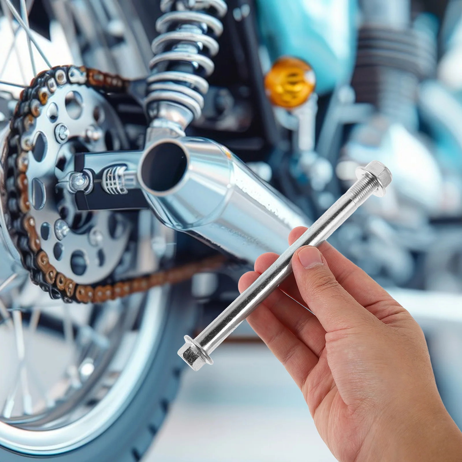 

Motorcycle Rear Wheel Front Axle Kit Bolts For Metal Bike Atv Wheel Axle Replacement Durable Chassis