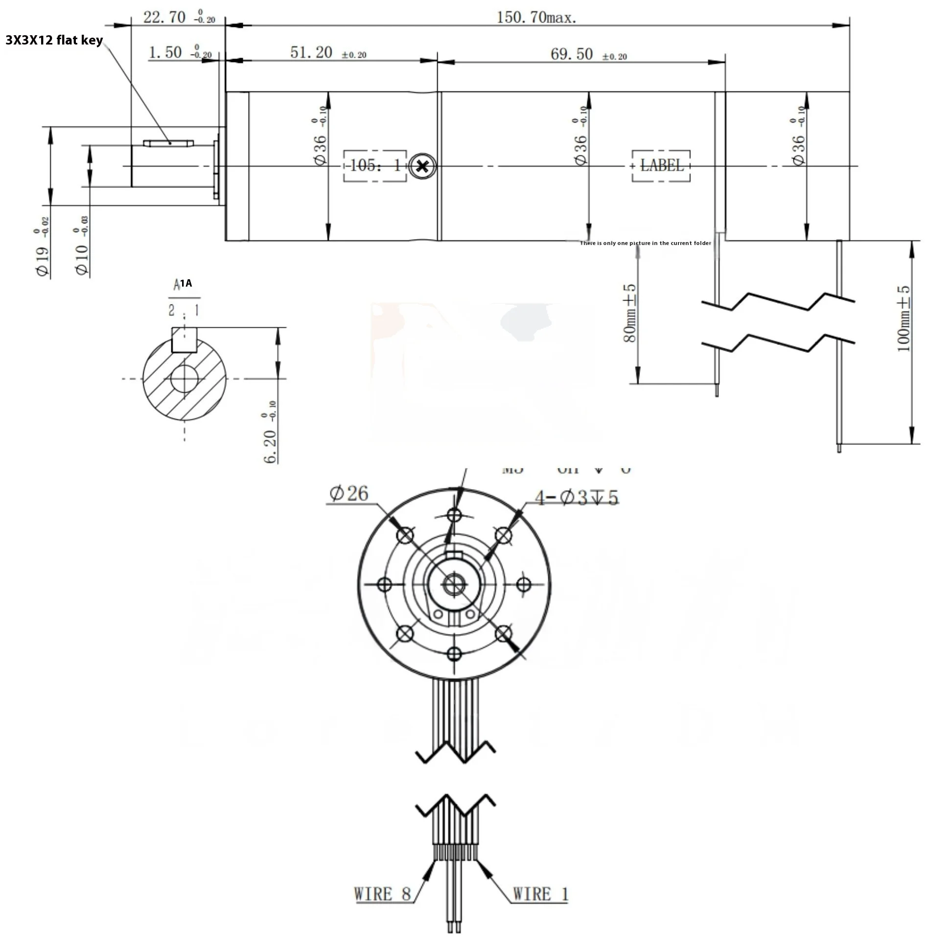 Motore coreless 3670 personalizzato Faradyi con freno del cambio epicicloidale Coppia elevata e alta affidabilità Motoriduttore coreless da 8 mm