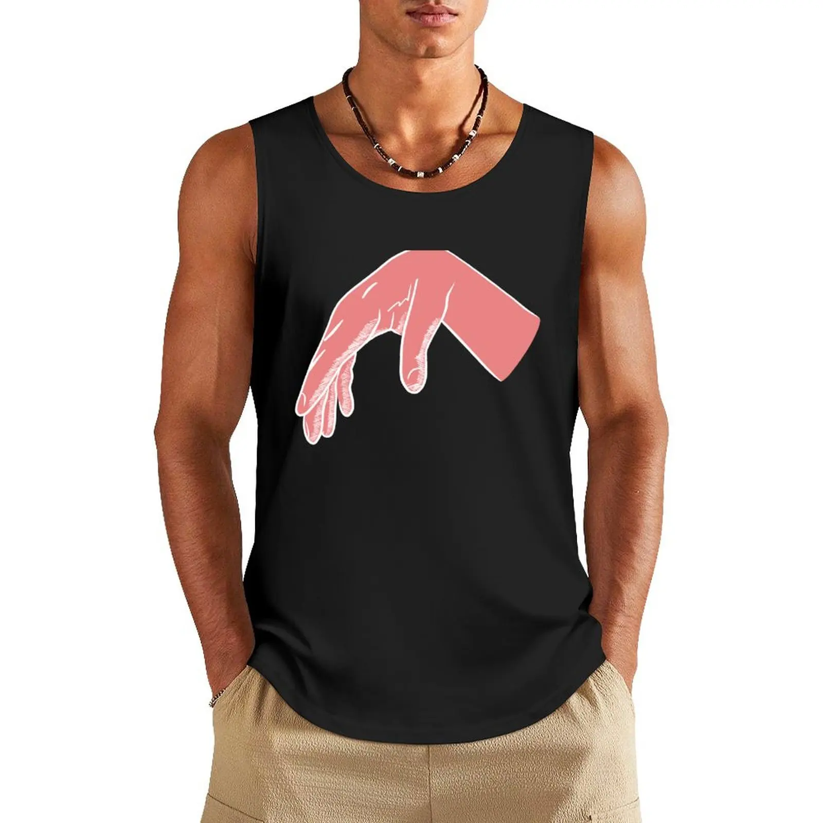 Millennial Pink Limp Wrist Tank Top T-shirts men men clothing man vest Sleeveless men