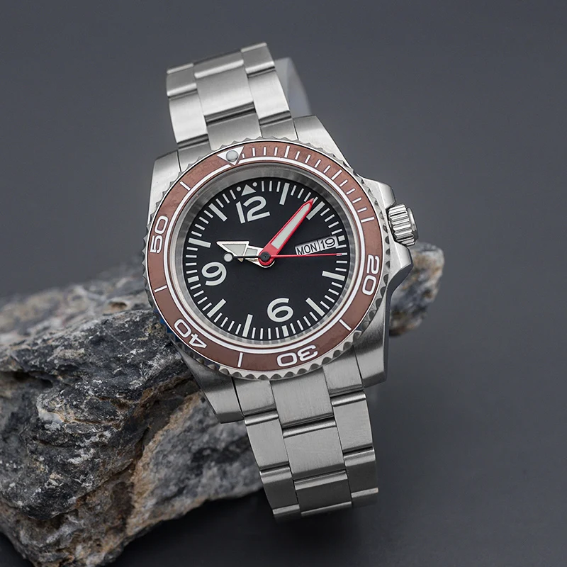 2023 Nieuwe Heren Horloge NH36 Automatische Mechanische Horloge Luxe Sport Roestvrij Staal Saffier Glas 100M Waterdicht Horloge