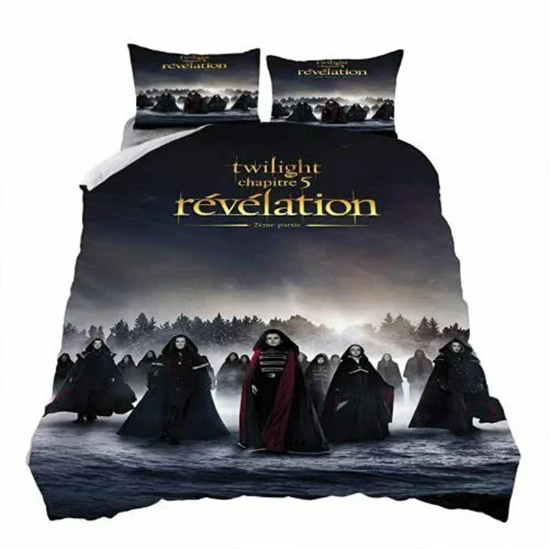 

3D Printed Twilight Saga 3D Duvet Cover Bedding Set Comforter Linen Pillowcases Home Decor Single Double Twin King Queen