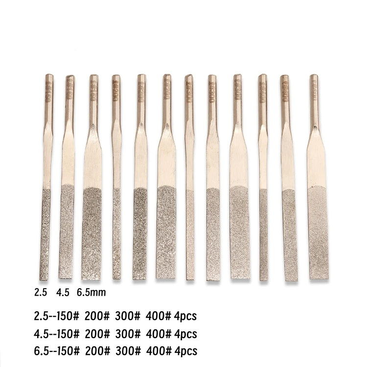 Ultrasonic File MTP-120 Reciprocating Vibration Mechanical Diamond File with a Total Length of 70mm 200Grit