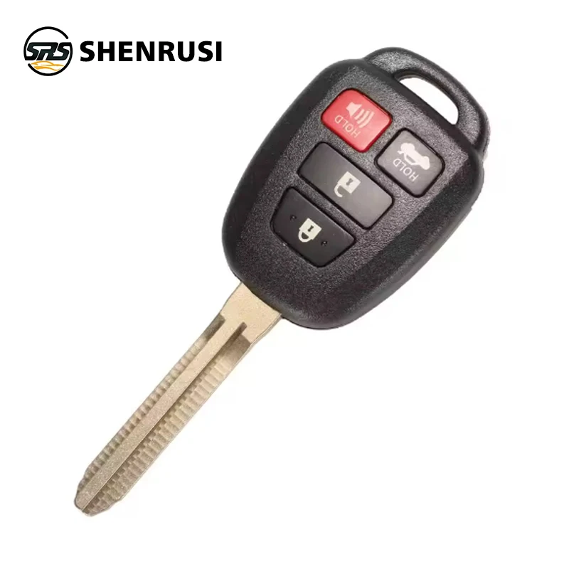 กุญแจรีโมทรถยนต์ SHENRUSI B51TE /B71TH 89070-52D70 สำหรับรถยนต์โตโยต้า ยาริส ปี 2012-2017 ความถี่ 314.4Mhz /315MHz ชิป G/H ปุ่ม 2/3/4 ปุ่ม