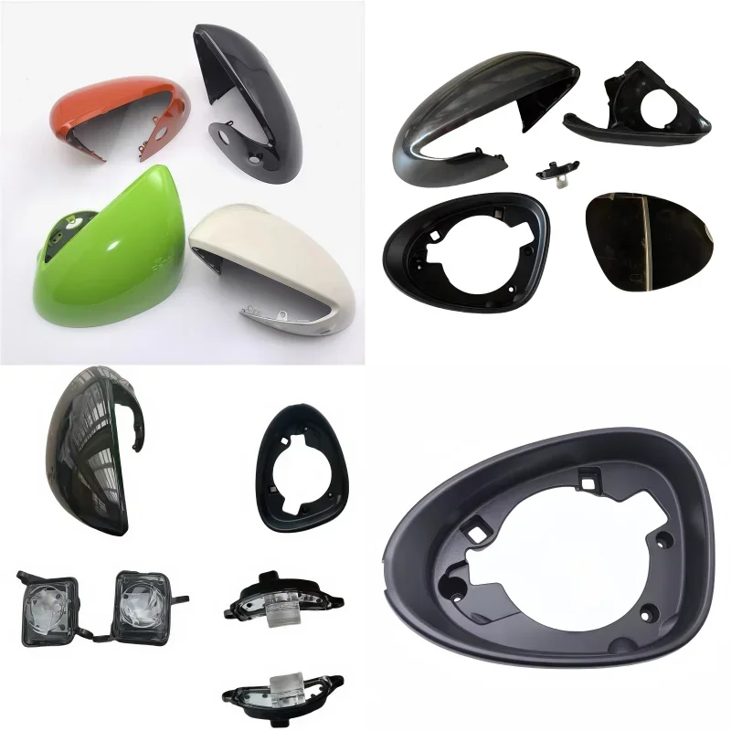 Auto Left Right Rear Heated Mirror Cover Glass Frame Turn Signal Light Bottom Lower for BYD Dolphin