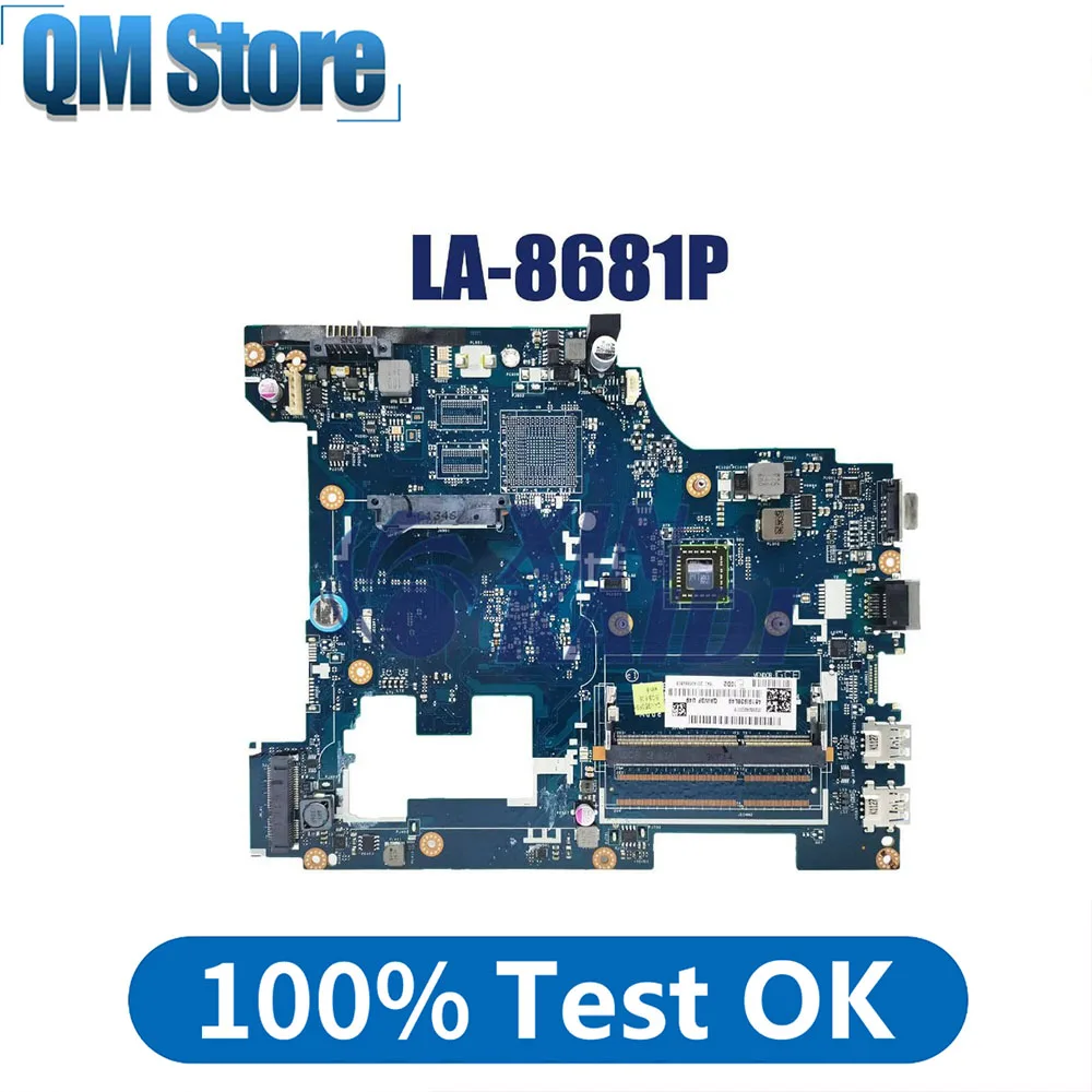 

Laptop Motherboard For Lenovo ideapad G585 LA-8681P Notebook Mainboard with CPU E-300 100% test work