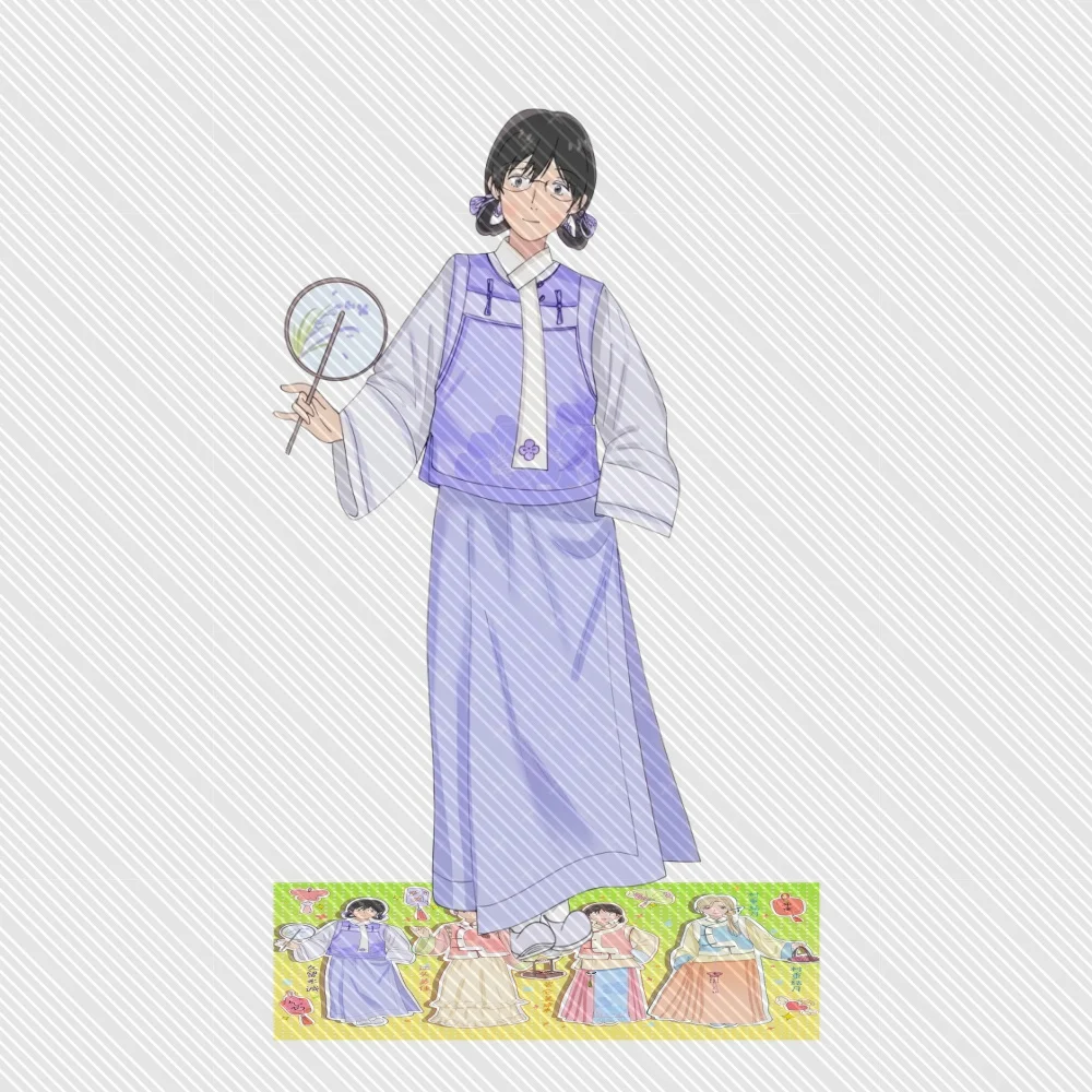 Skip and Loafer Acrylic Keychain Stand Model