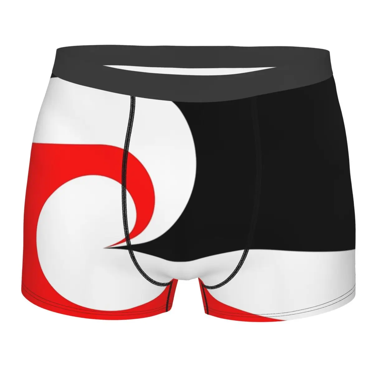 

Мужские трусы-боксеры с этническим флагом Майори, удобные трусы-боксеры с изображением флага Новой Зеландии, нижнее белье