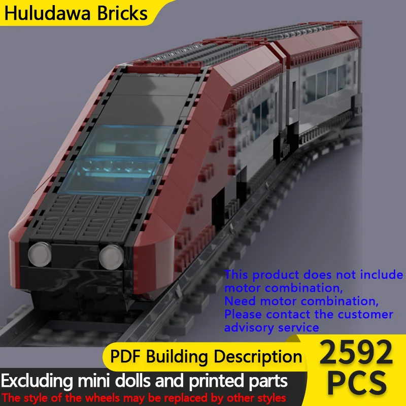 

Модель городской автомобиль MOC, строительные кирпичи, шарнирный ретро, высокоскоростной поезд, модульная технология, детский праздничный подарок, сборный игрушечный костюм