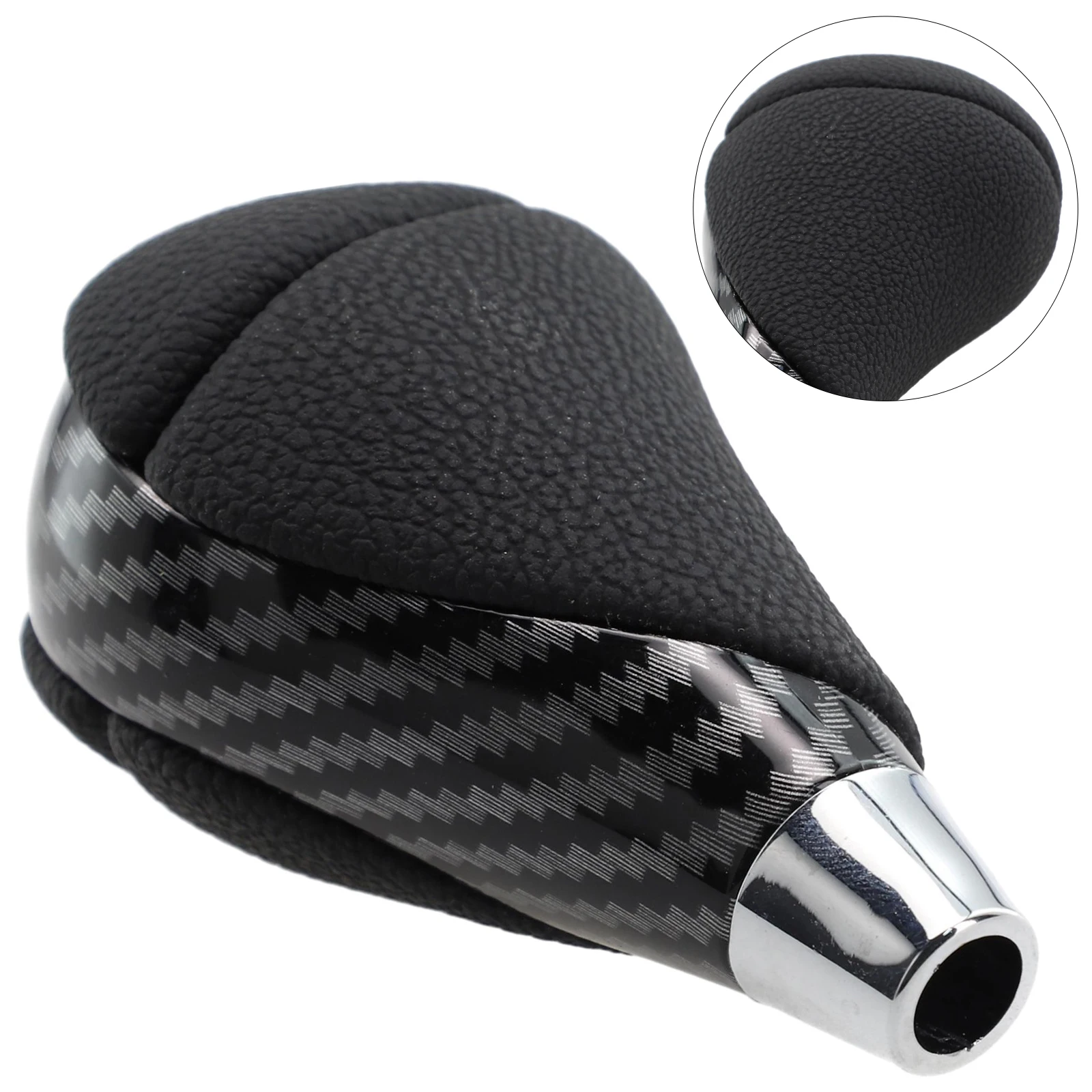 Automatic Gear Shift Knob for Lexus L 50 2006 2012 Carbon Fiber Leather Finish Threaded Installation Transmission Replacement
