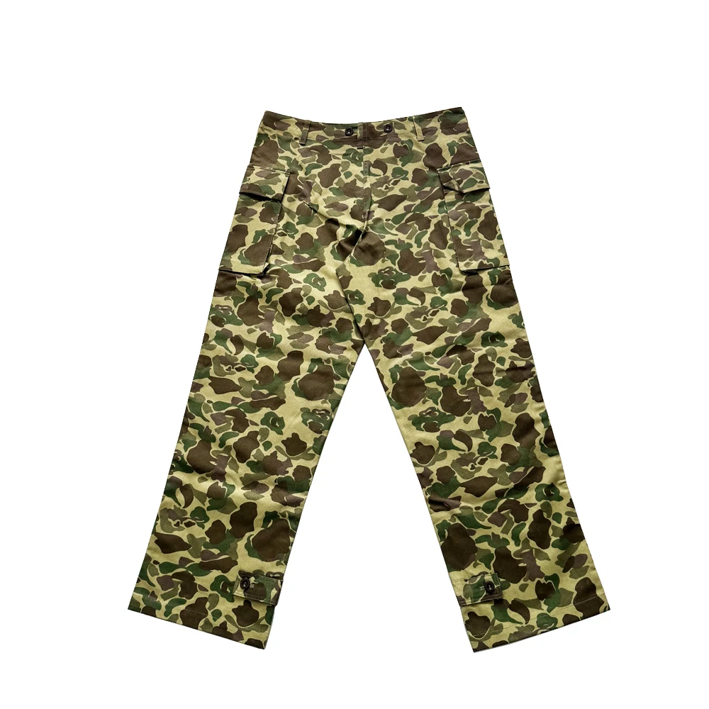 Pantalón camuflaje militar EE.UU. Segunda Guerra Mundial vintage - imagen 2
