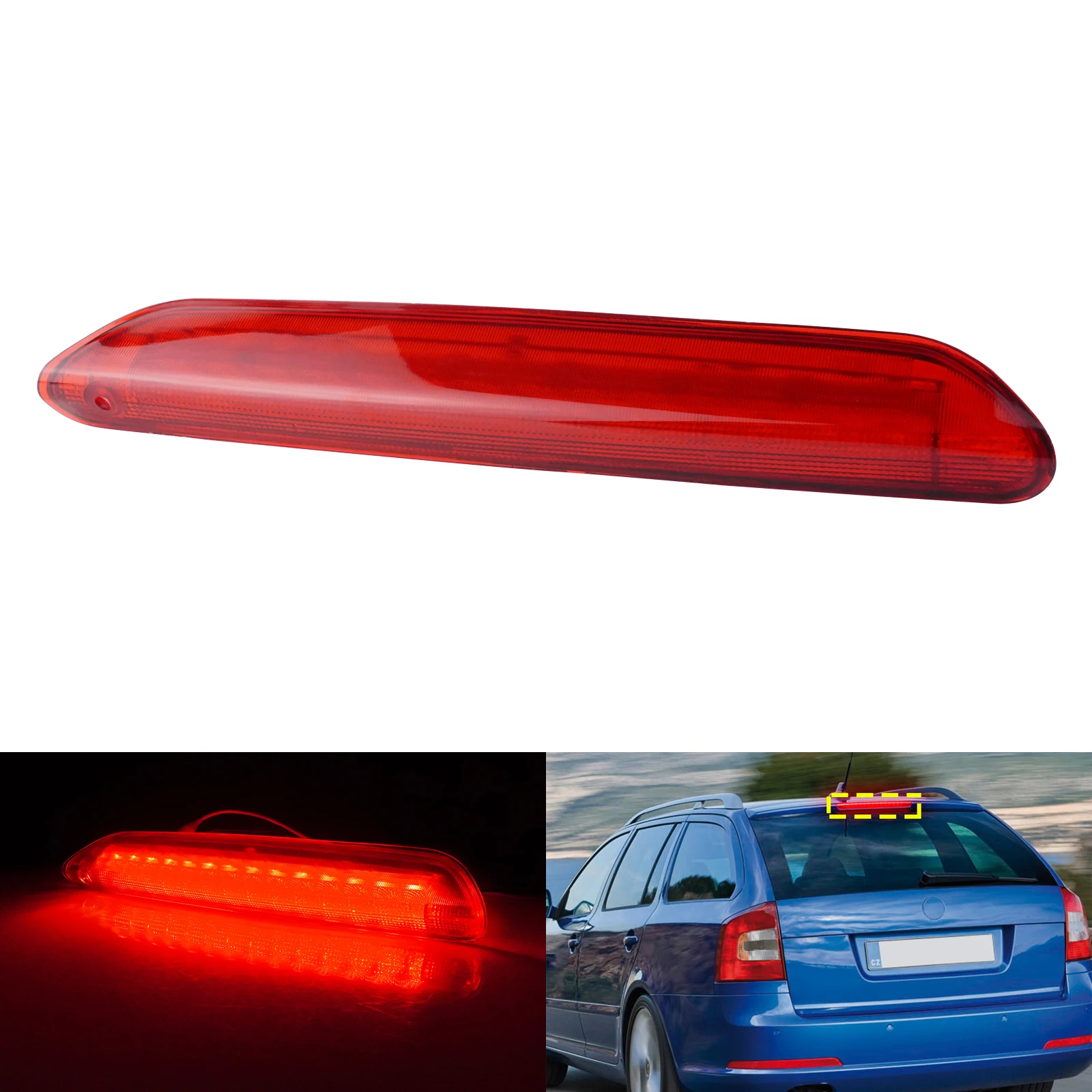 

For Skoda Octavia II 1Z5 Estate 04-13 LED High Level Third Stop Brake Rear Light