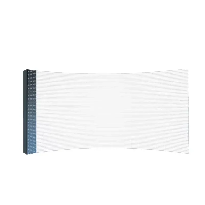 Indoor Flexible Transparent Led Film Screen P6 P8 P10 Crystal Glass Led Display Screen for Glass Adhesive