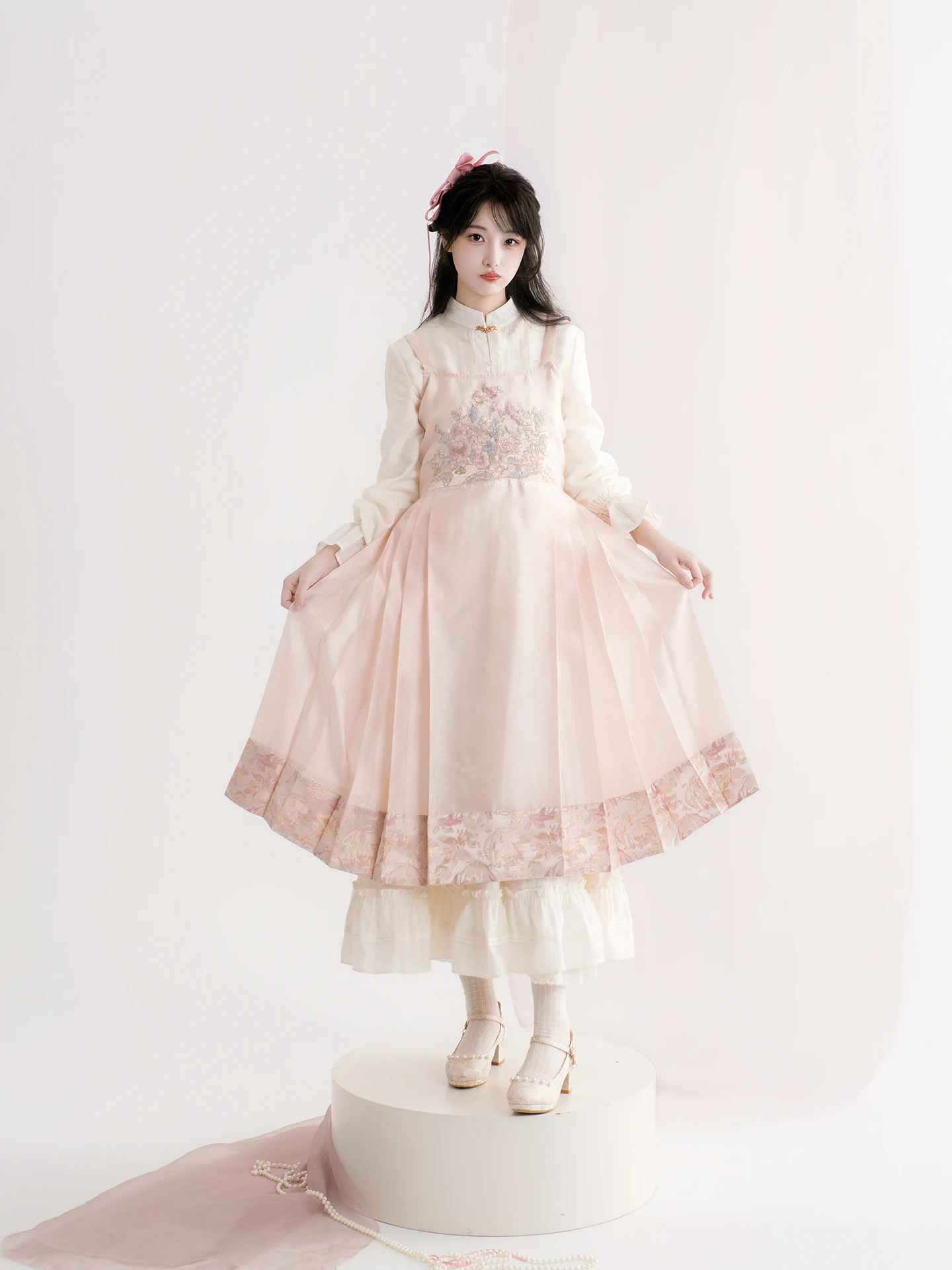 

Женский костюм Ханьфу Zhihengjian Fairy T Sweet Fairy Long Dr, новая улучшенная версия 2026 года, традиционная китайская одежда