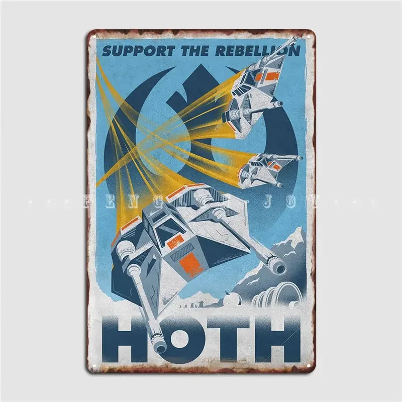 Support The Rebellion Metal Plaque Poster Club Home Pub Garage Vintage Mural Painting Tin Sign Posters