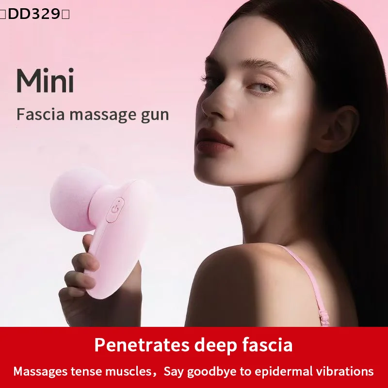 

Портативный электрический массажный пистолет для лица и тела, перкуссионный массажер для глубокого расслабления мышц, снятия боли, массажер для тела〔DD329〕