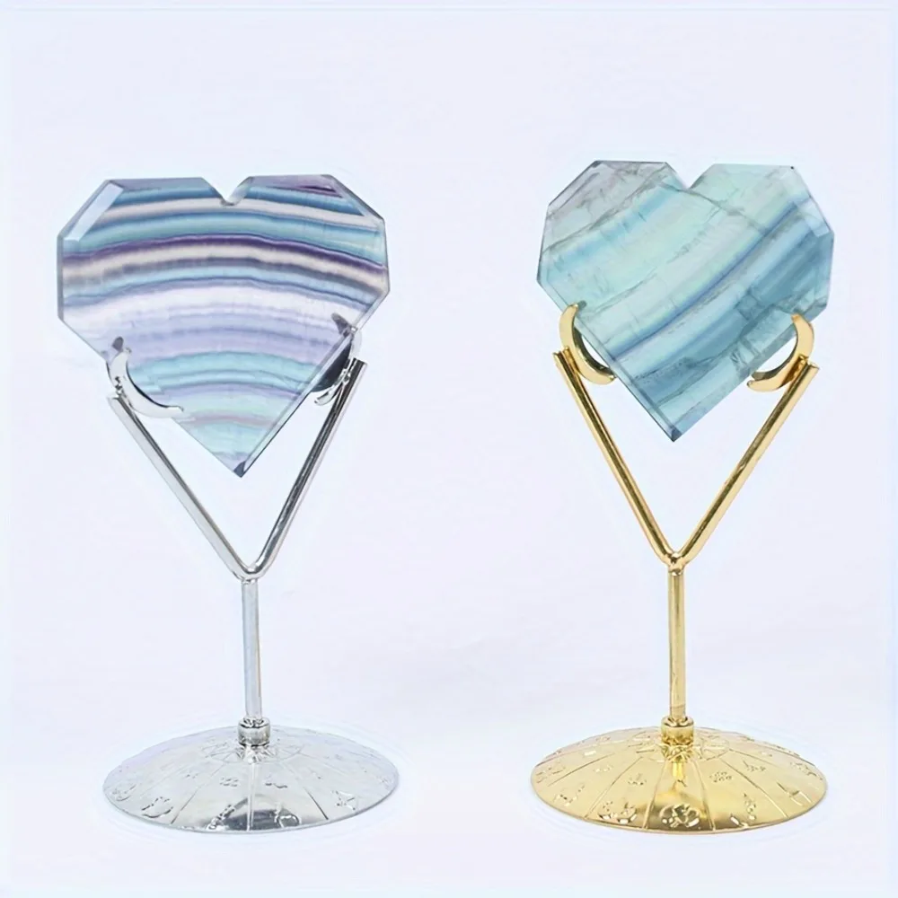 Twelve Zodiac Bohemian Crystal Display with Removable Metal Base-perfect for Home, Office and Party Decor