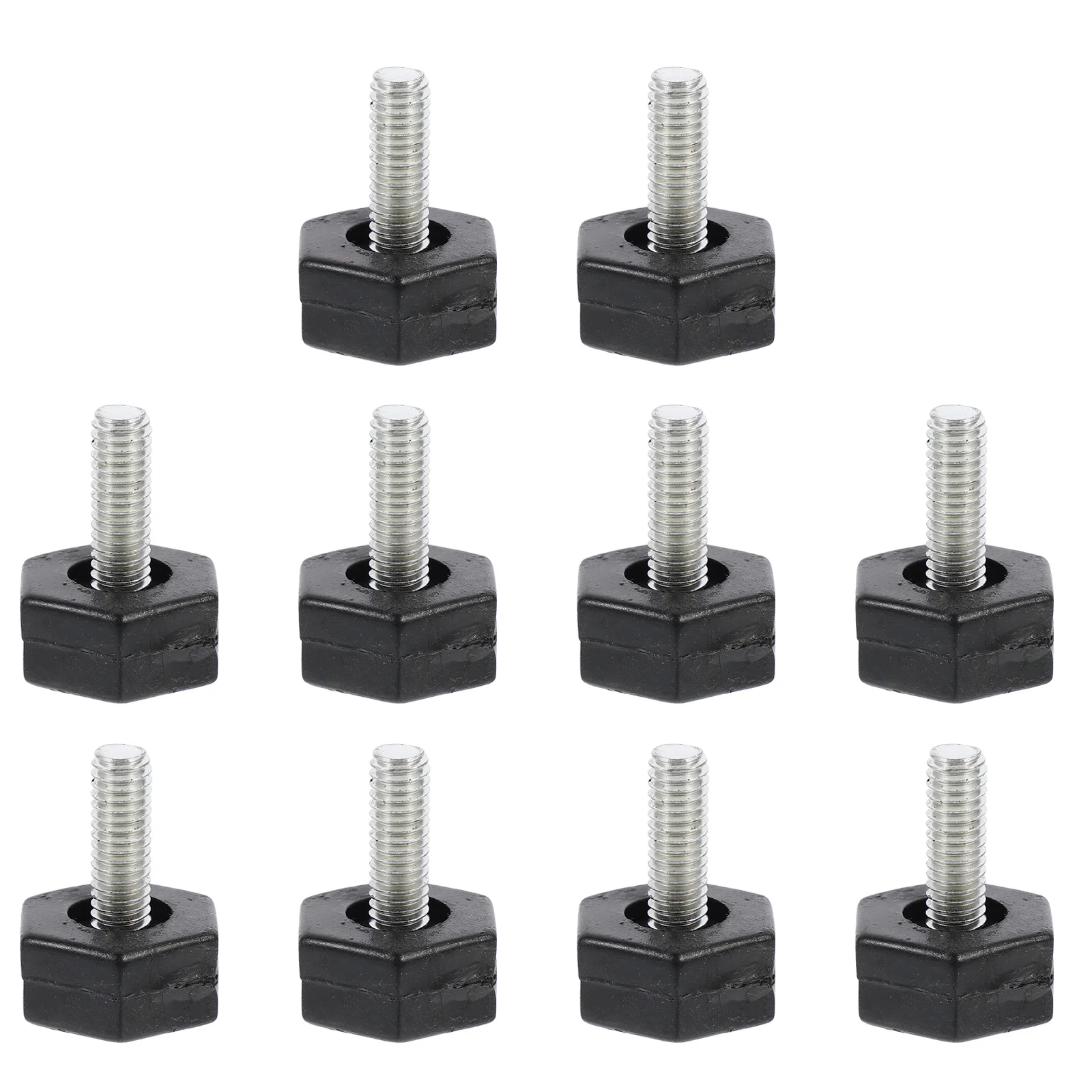 

20Pcs Excellent Craftsmanship Furniture Feet Levelers Durable Pads for Floor Care Plastic Furniture Cabinet Pads