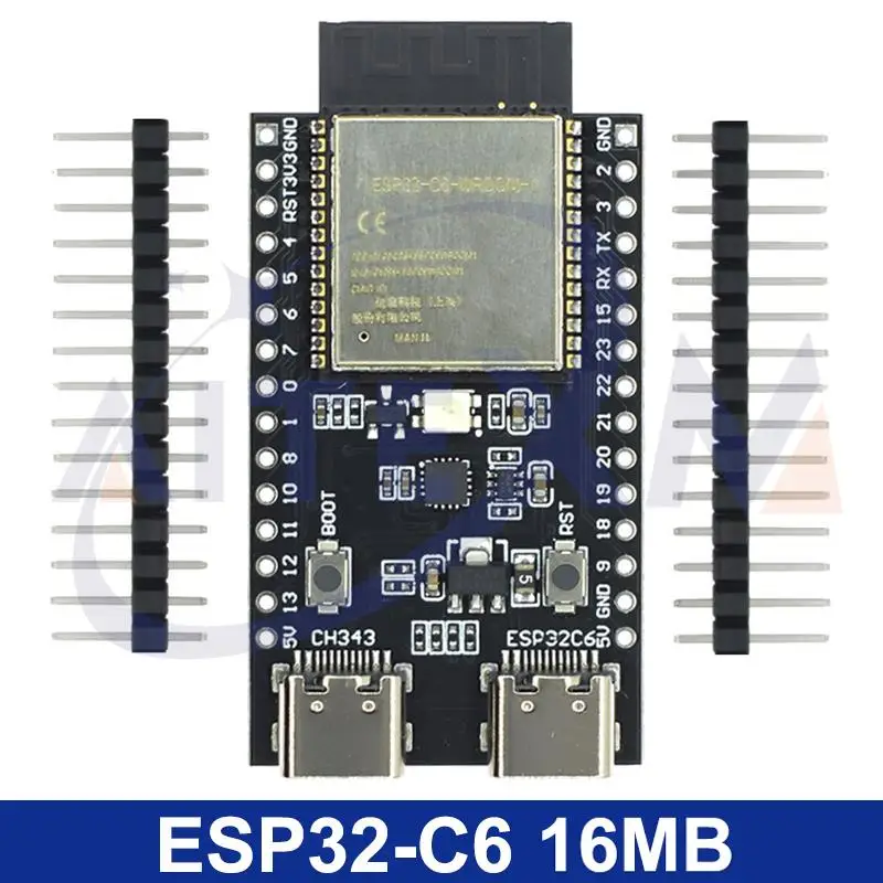 ESP32-C6 ESP32 WiFi+Bluetooth Internet Of Things ESP Development Board Core Board ESP32-C6-DevKit C N4R2 N8R2 N16R2 For Arduino