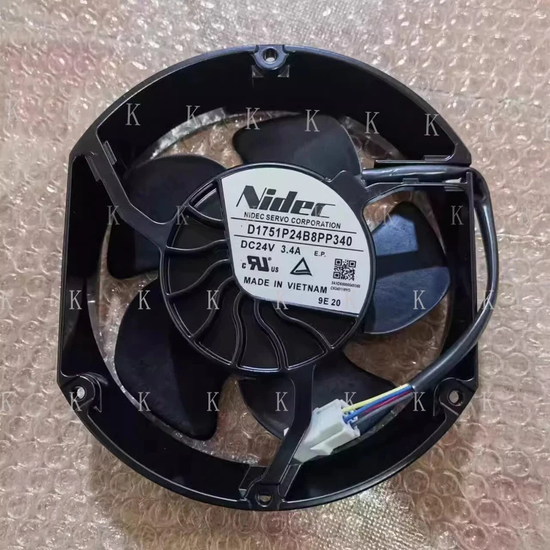 C  FOR Nidec D1751P24B8PP34  wbr/  0 DC24V 3.4A 4-Wire Inverter Cooling Fan