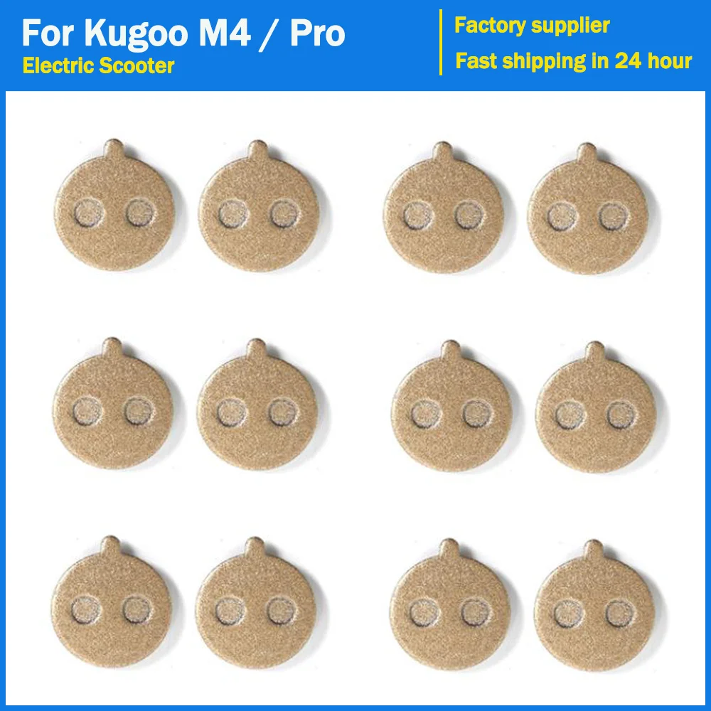 6Pairs Brake Pads Replacement Accessories for Kugoo M4 Pro Electric Scooter Folding KickScooter Caliper Brake Disc Braking Parts