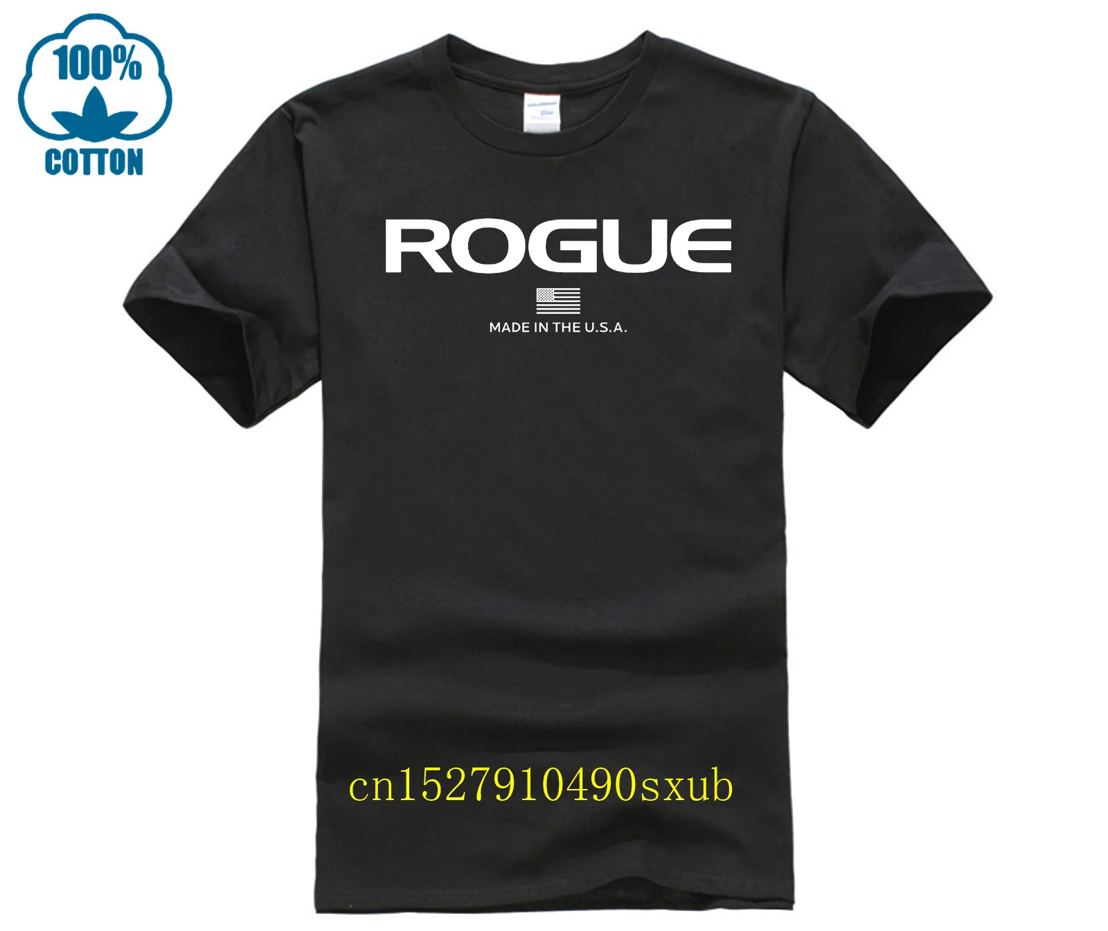 Rogue Fitness Custom Men White T-Shirt Tee 2023 fashion t shirt cheap tee hot tees Black Size S-4xl funny t-shirt TEE