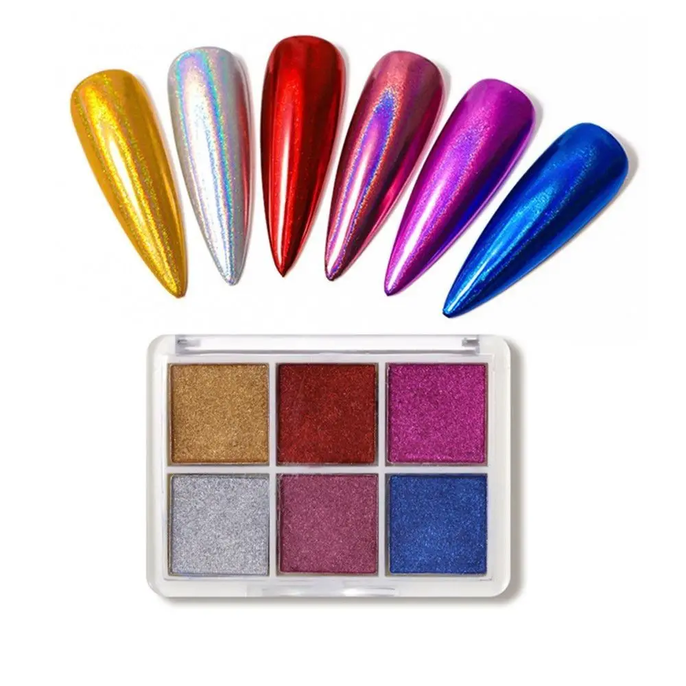 

New Nail Powder Manicure Decoration Magic Mirr Magic Mirror Powder Aurora Powder Solid Gold Powder