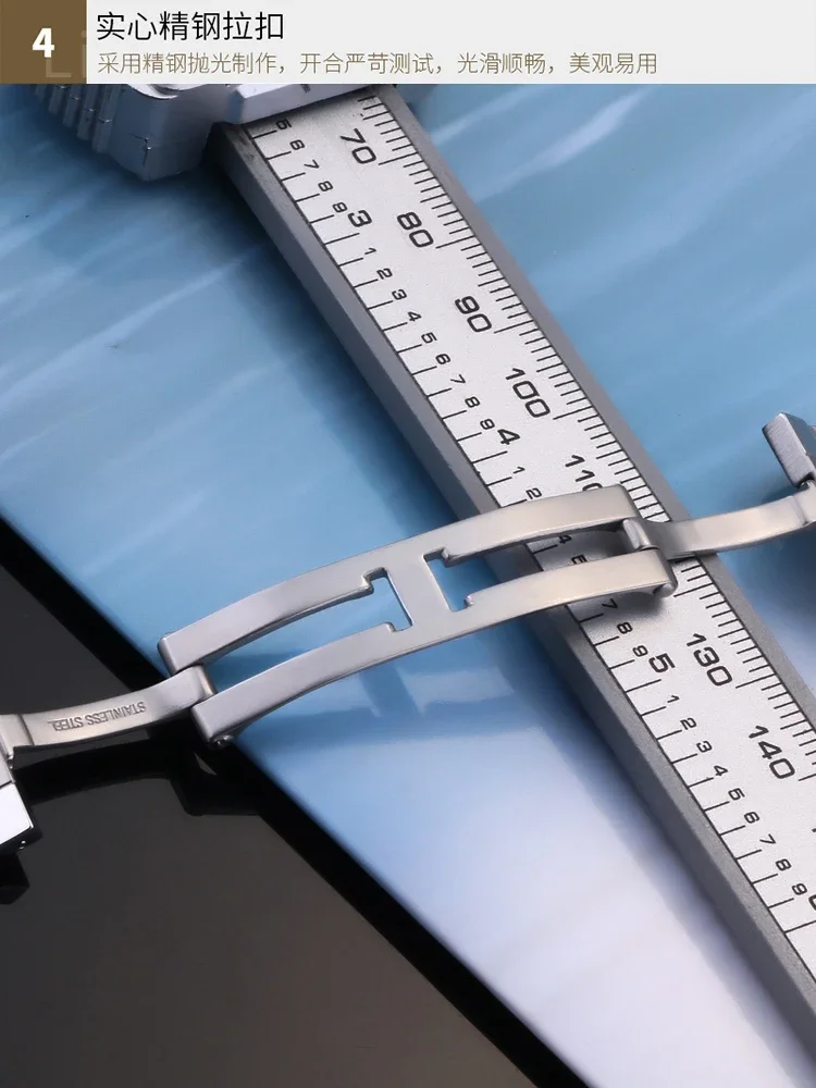 Stainless Steel Watch Strap for Cartier London Tank Steel Strap Waterproof Sweat-proof Men's Women's Watch Band 20 23MM