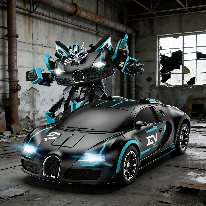 Transforme o carro Storm RC – Robô elétrico recarregável |   Brinquedo unissex para idades de 3 a 6 e 8 anos