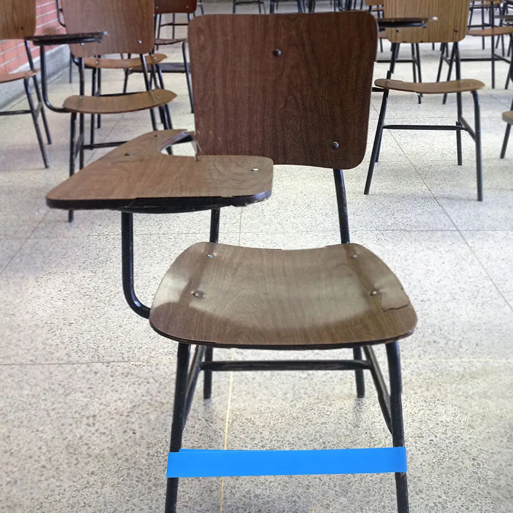 Imagem -02 - Faixas de Cadeira Elástica Faixas de Cadeira de Sala de Aula para Crianças com Pés Inquietos Colorido Criança Mesa e Cadeiras de Praia Faixas de Cadeira 10 Peças