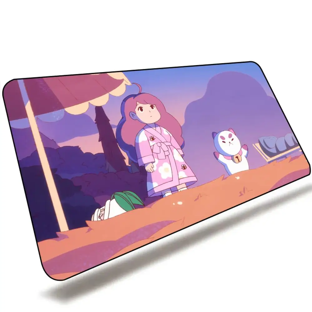 Bee And Puppycat Cat Mouse Pad Xxl Gaming Accessories Computer Offices Desk Mat Large Keyboard Pc Gamer 900x400 Mousepad