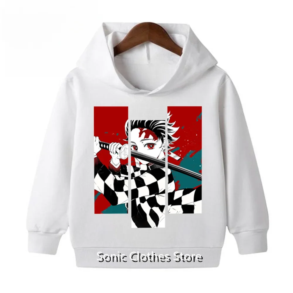 Kimetsu No Yaiba Demon Slayer Clothes Sweatshirts 3D Printed Casual Boy Girl Kids Hoodies Pullover Anime Coats Hoodies