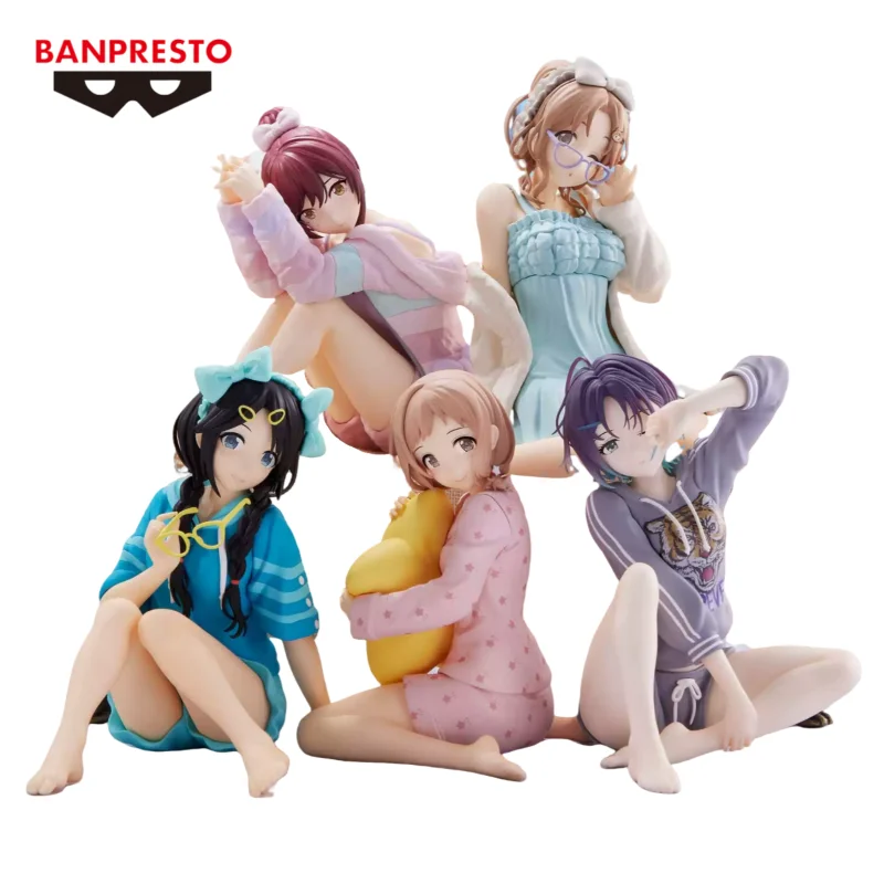 

В наличии оригинальный BANDAI BANPRESTO THE IDOLM@STER SHINY COLORS Relax Time Ichikawa Hinana Osaki Amana Аниме Фигурка Модель Куклы