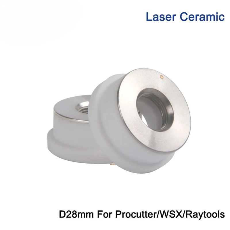 YH Fiber Laser Ceramic KT B2 CON 28mm D28H11.7M11 For ProCutter Raytools WSX Laser Cutting Head Nozzle Holder Parts