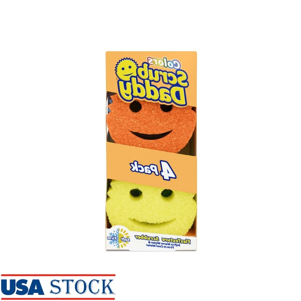 

Многоцелевая чистящая губка с контролем температуры, устойчивая к запаху, двухсторонняя сверхпрочная пена для кухни, ванной комнаты и