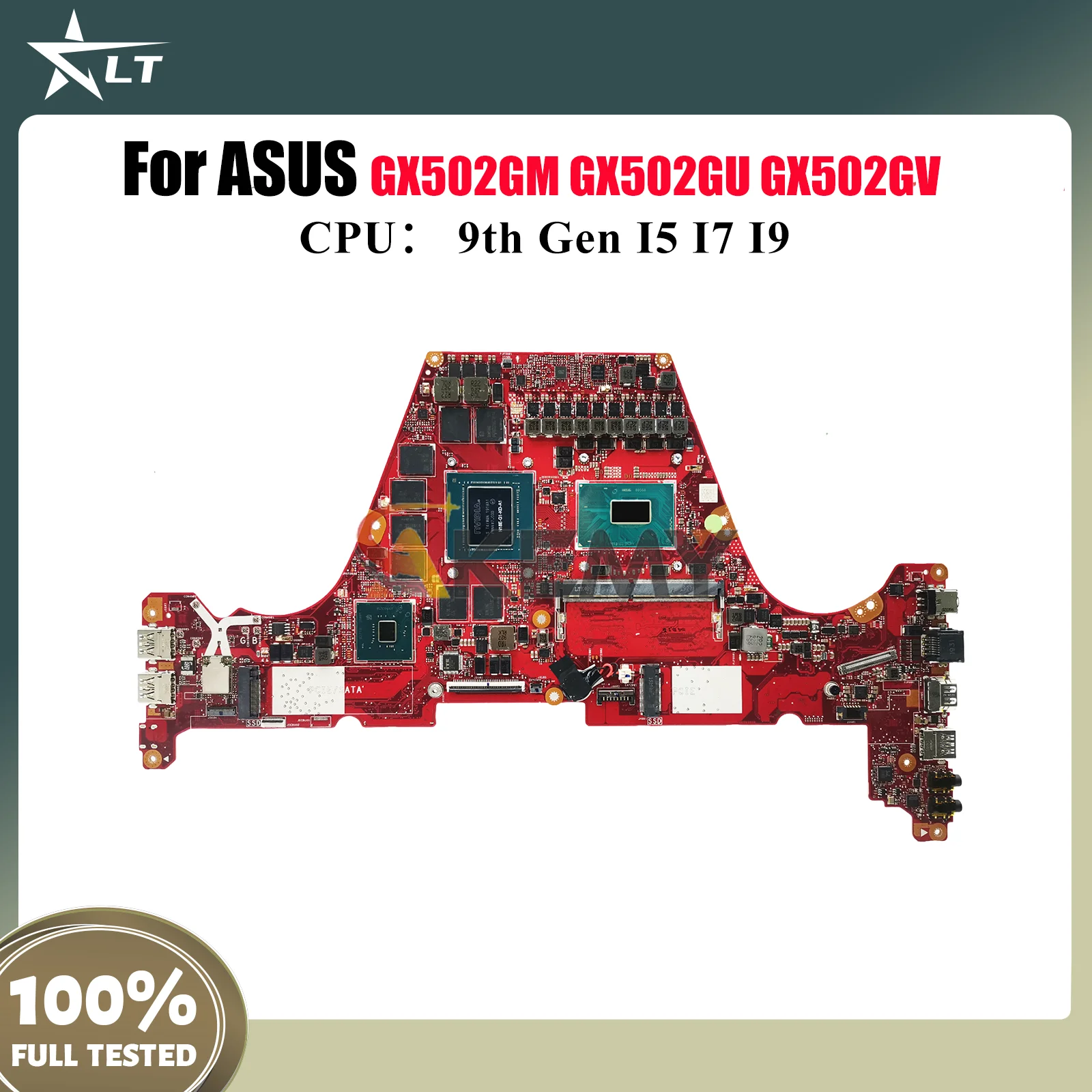 

GX502GW Материнская плата для ноутбука ASUS ROG Zephyrus GX502GM GX502GV GX502GU GX502G GX502GW MW502G Материнская плата I5 I7 I9 Процессор 100% тестирование