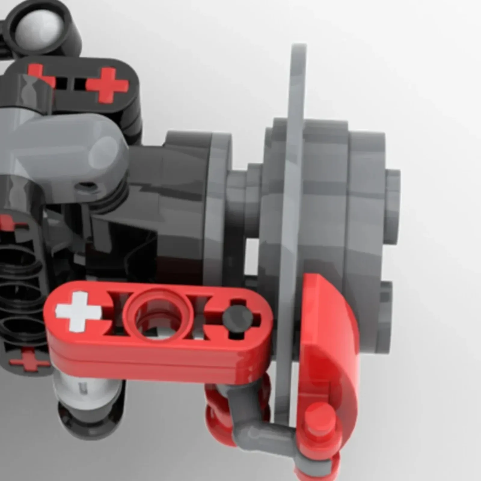 ชุดตัวต่อ MOC-120095 จำนวน 284 ชิ้น พร้อมระบบกันสะเทือนแบบปรับได้ ระบบพวงมาลัย และระบบขับเคลื่อนแบบดิฟเฟอเรนเชียล ของเล่น STEM