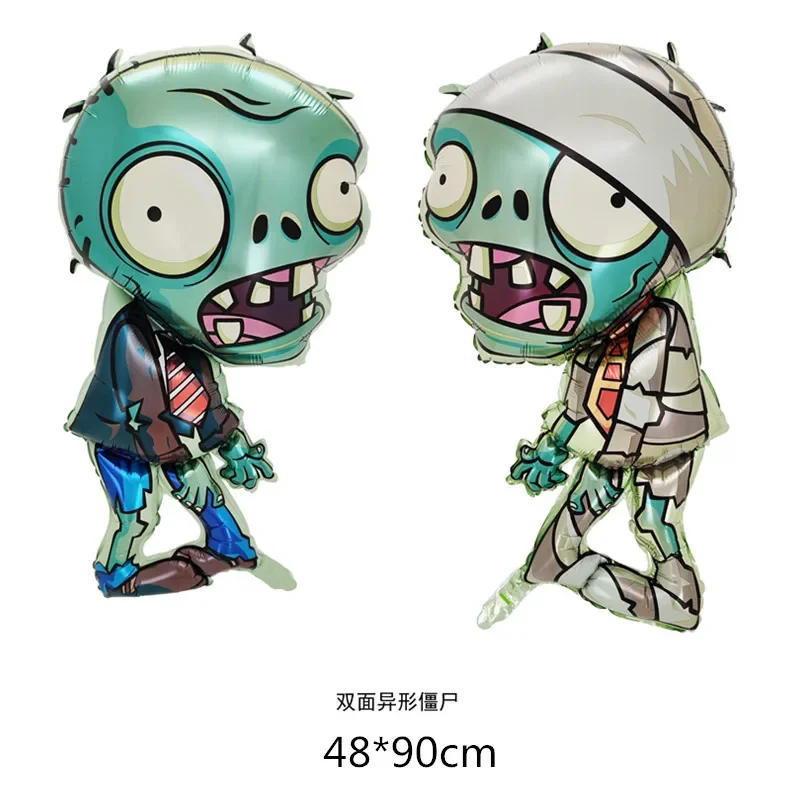 Games Plants Vs Zombies Hot Selling Items Cartoon Anime Children\'s Birthday Party Decoration Latex Aluminum Film Balloon Package