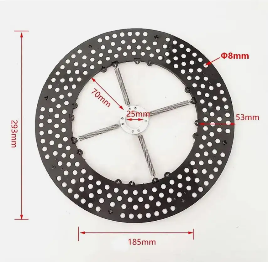 1pair（2pcs） Wheel Aligner Turntable Inner Disc with Rolling Ball of 8mm Diameter