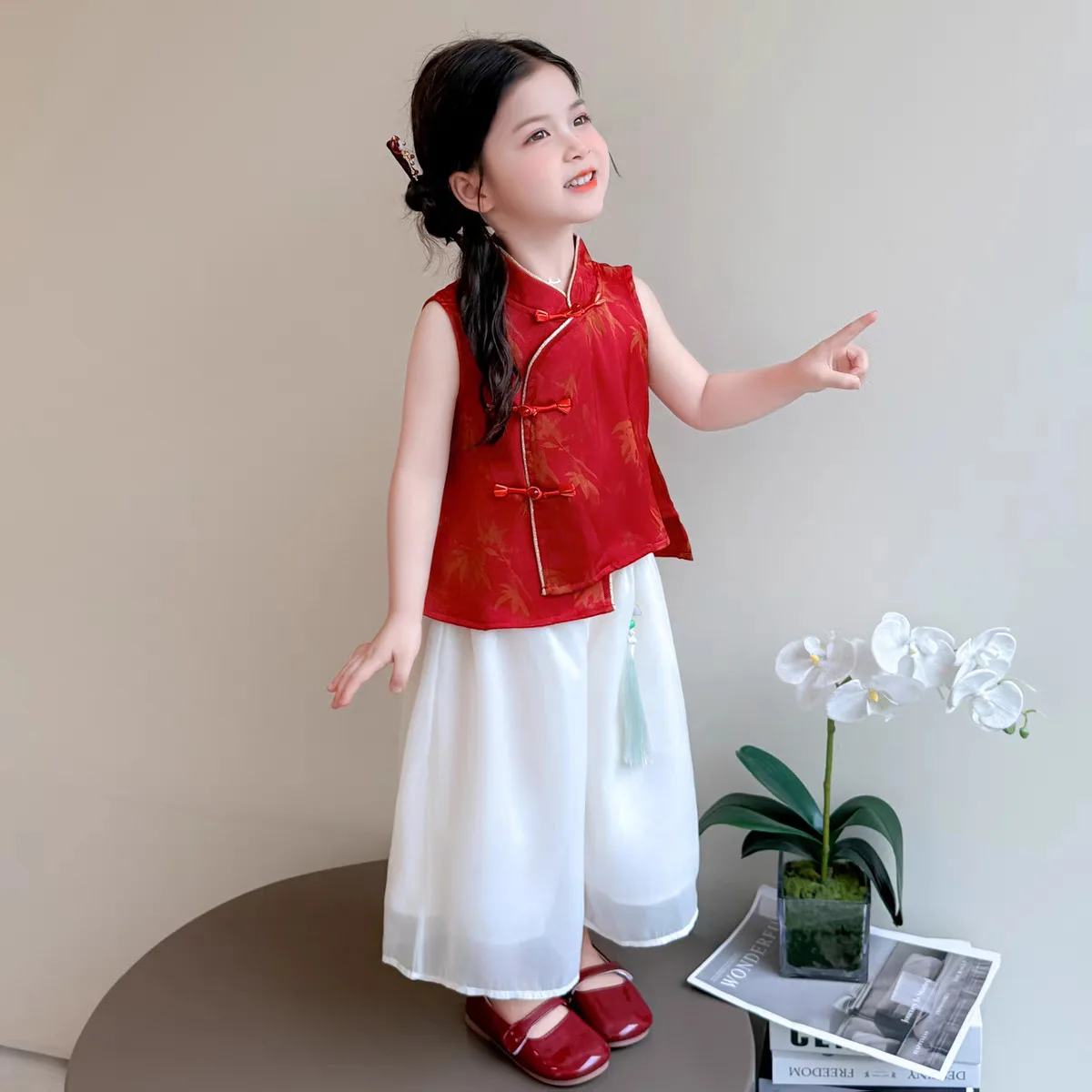 conjunto-de-verano-para-ninas-pequenas-estilo-chino-color-rojo-delgado-elegante-de-dos-piezas-para-ninas-de-4-6-7-y-8-anos