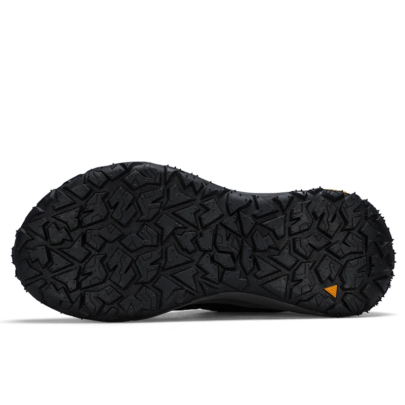 HUMTTO-Chaussures de randonnée en cuir pour homme, baskets d\'extérieur, de sport, de marche, de sécurité, respirantes