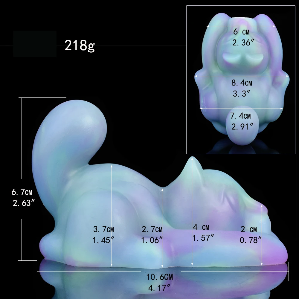 NYOTA-amoladora de vibración de fantasía para mujeres, Juguetes sexuales para adultos, masturbador, Animal, zorro, amoladoras sexuales, masaje de clítoris, vibrador de Control inalámbrico