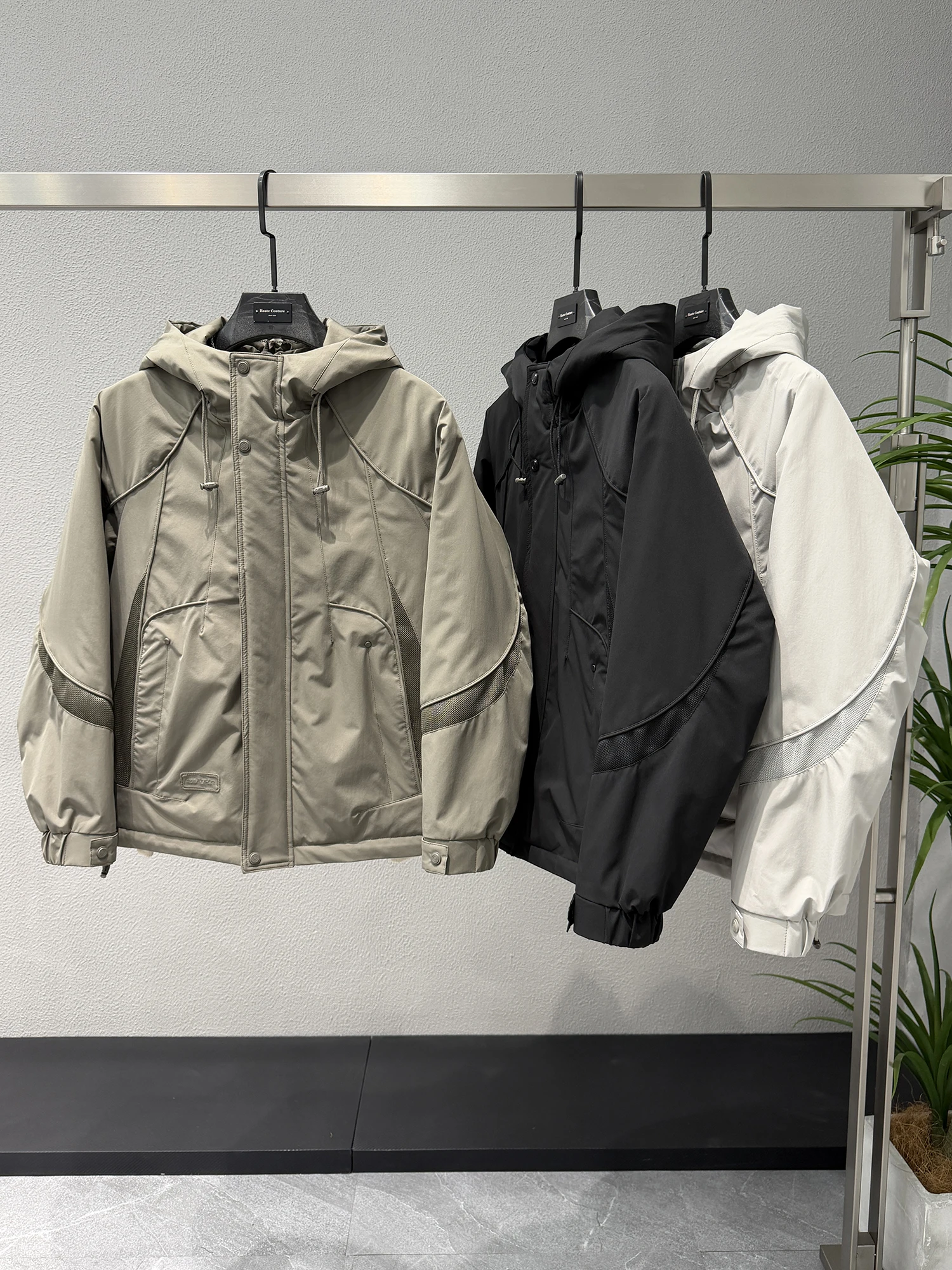 

Casual Loose Fit Outdoor Men's Jaet Cotton Lined Hooded Windbreaker Spring Autumn Winter Youth Faion Warm Polyester Nylon...