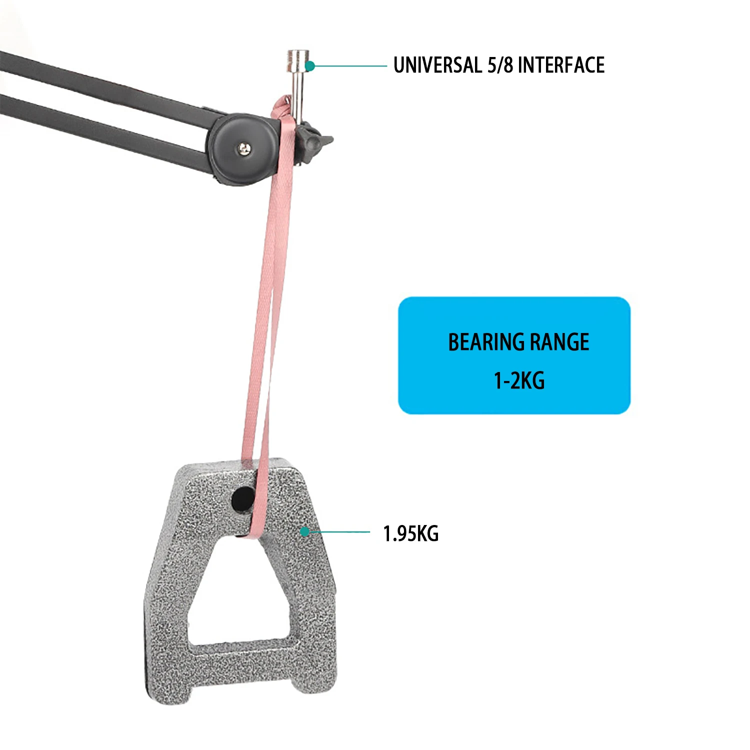 Soporte de micrófono portátil para GAZ-40B, brazo ajustable para mesa y Escritorio